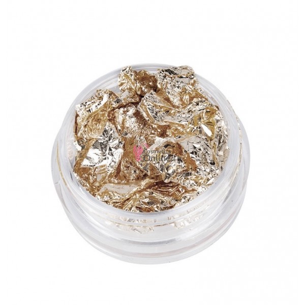 Foite subtiri colorate pentru decor unghii FSU08 Gold Light